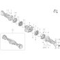 Axle Tube Assembly for Wacker TH750