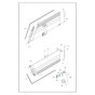Blade Guard Assembly for WS 482 HF