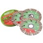 Coreplus 3 Piece 115mm (4.1/2in) Hybrid Gp Diamond Blade Set