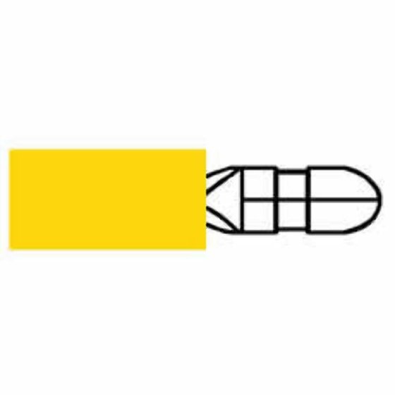 Yellow Pre-Insulated Bullet Terminals - 5.00mm Pack of 100 - 2-001-37