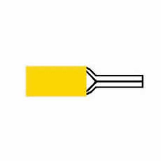 Yellow Pre-Insulated Pin Terminals - 2.90mm (Pack of 1000) - 3-001-44