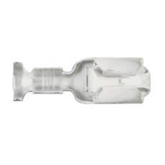 Push-On Terminal with High Current Shoe - 6.3mm for 2.5-4.0mm cable Pack 50 - 0-005-29
