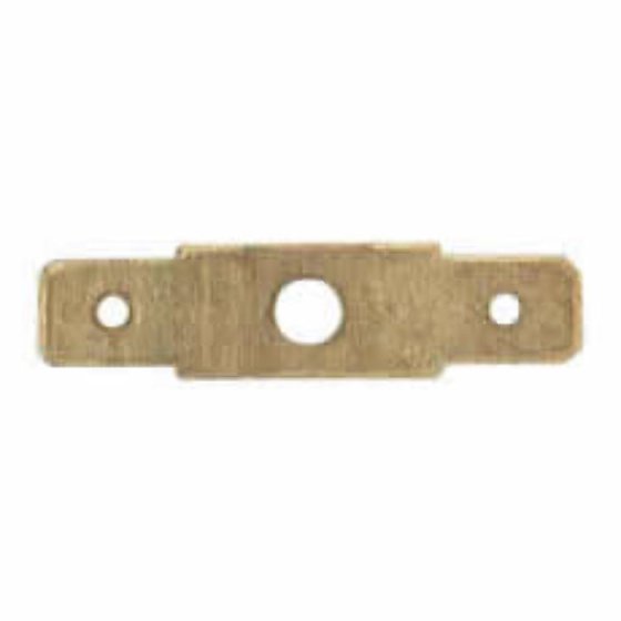 Double Blade Terminal - 6.30mm, 3.70mm Hole (Pack of 50) - 0-005-34