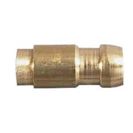 Small Brass Crimp Nipple for 0.65mm cable Pack of 100 - 0-005-39