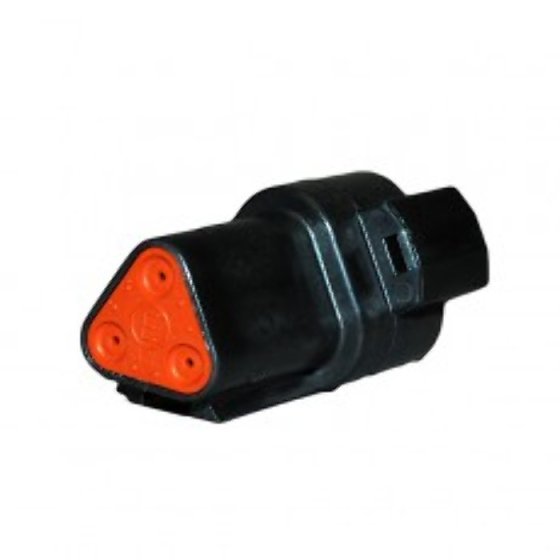 3 Way Male Deutsch DT Series Connector Wedgelocks X100 - 3-111-33