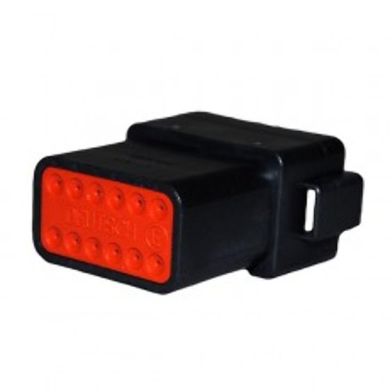 12 way Male Deutsch DT Series Connector Wedgelocks X100 - 3-111-39