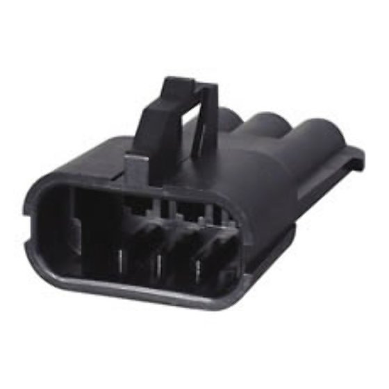Delphi Type 2.80mm Male Blade Housing - 3 Way - Each - 0-011-73
