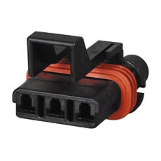 Delphi Type 2.80mm Female Receptacle Housing - 3 Way - Each - 0-011-83
