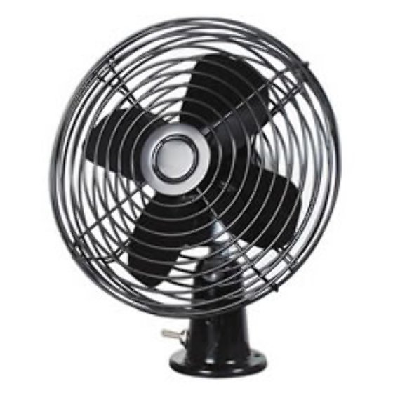 6" Metal Fan 12 Volt - two speed enclosed metal blades & on/off switch - Each - 0-210-82