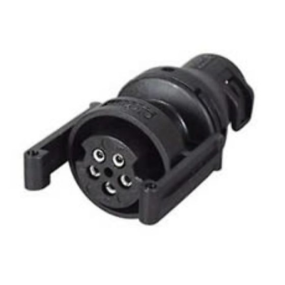 DIN Female Black Nylon Connector for 10NW Tubing - 5 Way - Each - 0-326-56