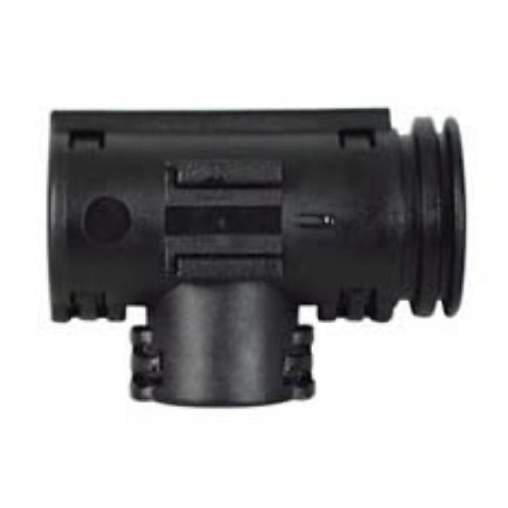 Black Nylon Unsealed T-Piece Connector - 10 x 10 x 10NW - Each - 0-327-42