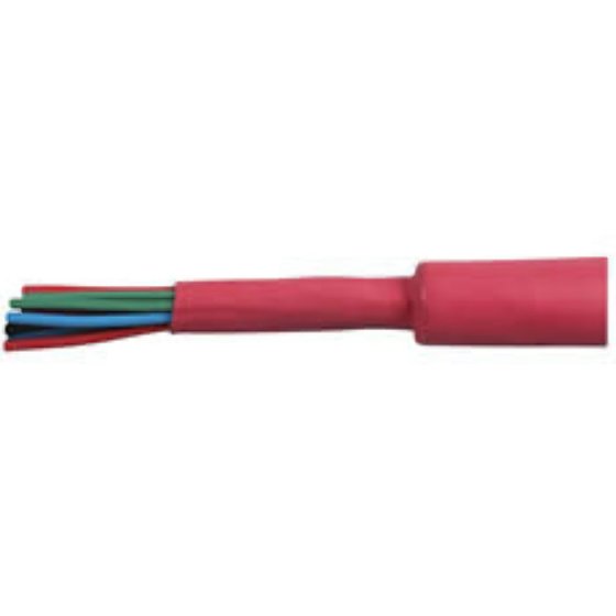 Red Heat-shrink Polyolefin Tubing - 2.4mm x 5m - 0-333-52