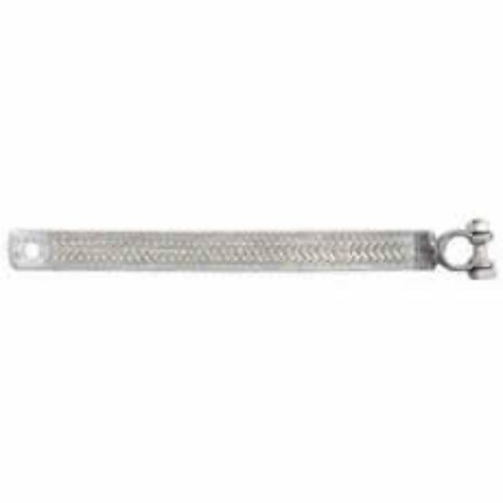 Universal 150mm Flat Tinned Copper Earth Strap - 32/16/0.20mm 110A (Pack 5) - 0-395-06