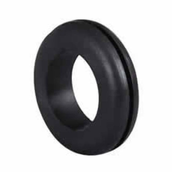 Black PVC Wiring Grommets for 7.92mm Panel Hole 5.53mm Dia hole Pack of 100 - 0-447-03
