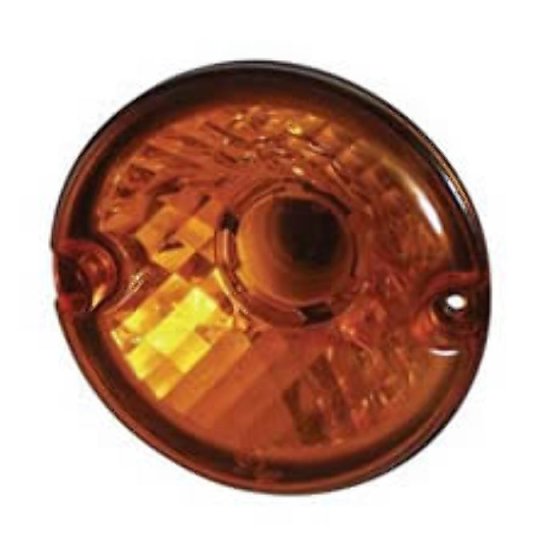 Rear Direction Indicator Lamp with Opticulated Reflector - 95mm diameter, - Each - 0-768-28
