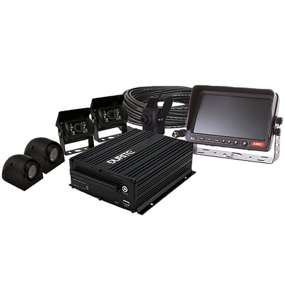 720p HD 8-Channel DVR Kit with 5 Infra-red Cameras & 7” Monitor - 12/24V