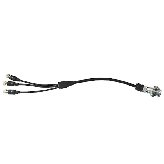 CCTV H/D 3 Way Retractable Cable Trailer Socket Each