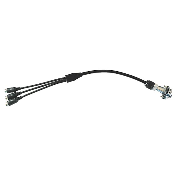 CCTV H/D 3 Way Retractable Cable Vehicle Socket Each