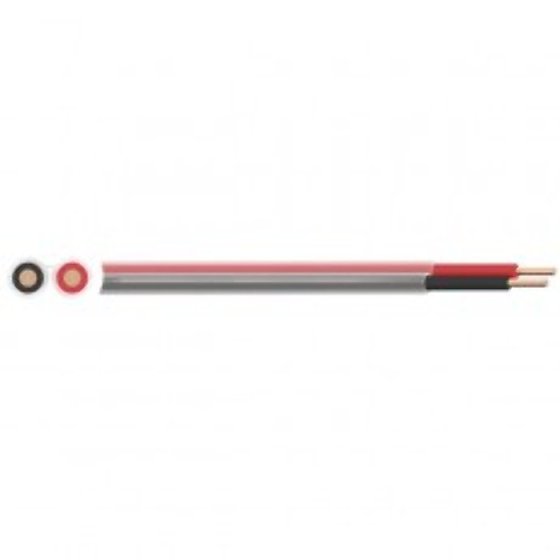 Siamese Twin-Core PVC Red/Black Battery Cable - 2 x 50mm x 50m - 0-975-50