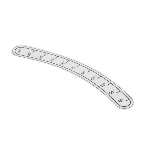 ANGLE INDICATOR STICKER for Norton Clipper - OEM No. 00510136311