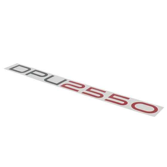 Model Name Decal for Wacker DPU2550H Plate Compactor - Genuine Part - OEM No. 0127072