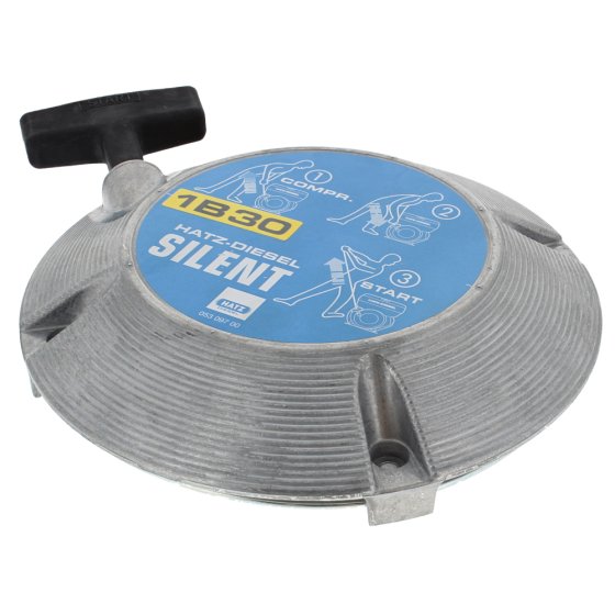 Recoil Starter Noise Reduction for Hatz 1B20, 1B30, 1B40, 1B50 Engines - 01887201