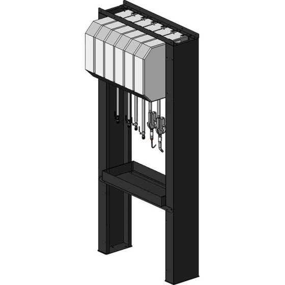 PCL Portal Column for 6 Hose Reels (Reels Not Included) - 030820060