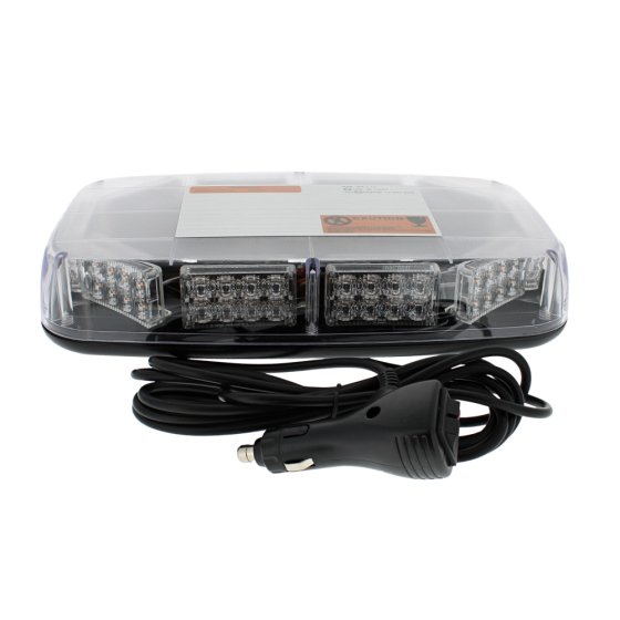 LED Beacon Bar with Cigarette Lighter Socket (12v-24v) - Magnetic Fixing
