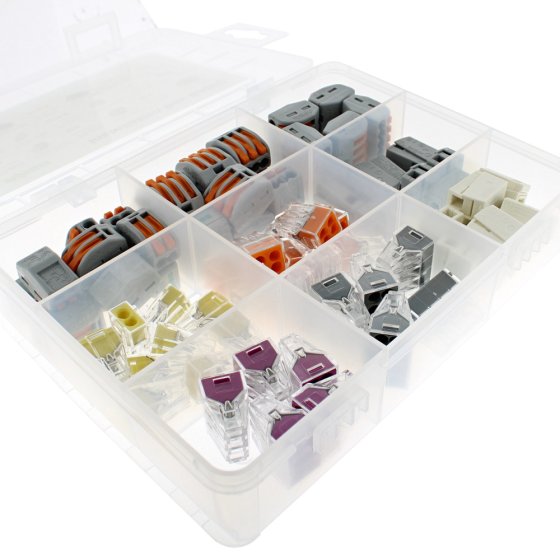Wago Connectors Assorted Box - 75 pieces