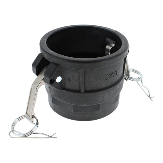 3" Type D X BSPP Female Polyprop Camlock Coupling