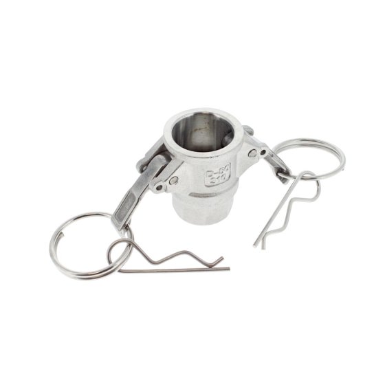 1/2" X BSPP Female Stainless Steel Type D Camlock Coupling
