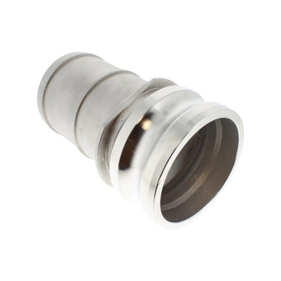 3" Type E Camlock X Hosetail Stainless Steel Coupling