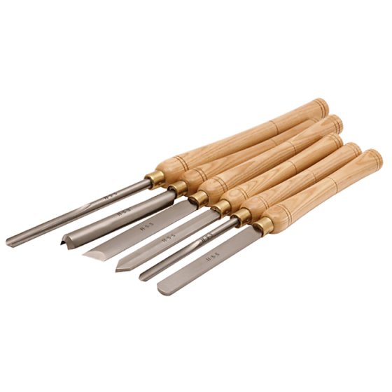 SIP Wood Lathe Chisel Set (6pc)