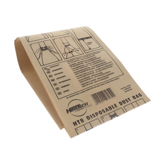 Disposable Dust Bag for Hiretech HT7, HT8 Floor Sander - 07039