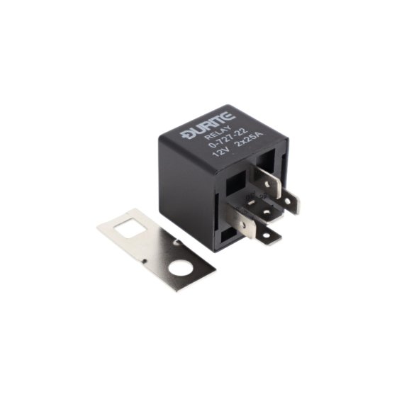 Durite 12V 2 x 25A Mini Double Relay - 0-727-22