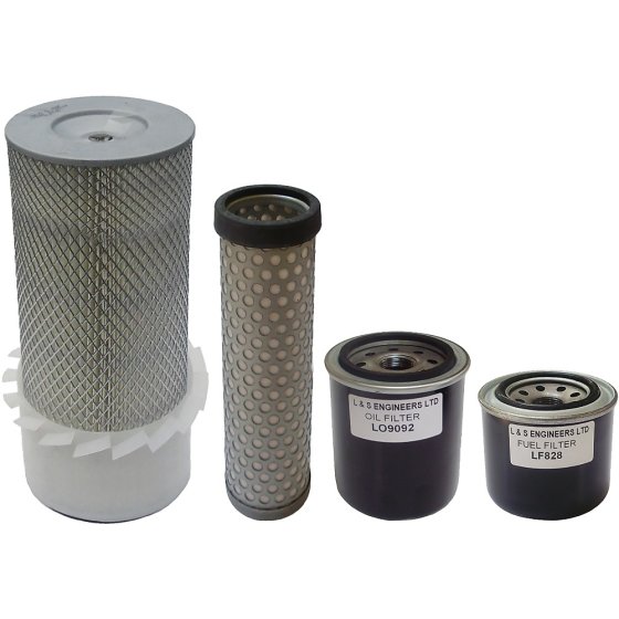 Filter Service Kit for Kubota KX91-2 (S/N post 55136) Mini Digger/Excavator