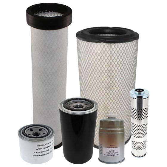 Filter Service Kit for Barford SK9 and SK10 Dumpers with Iveco Engine