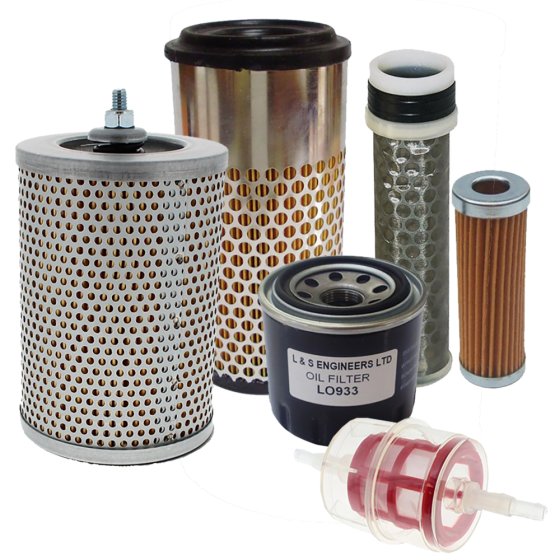 500 Hour Filter Service Kit for Kubota K008-3 Mini Excavators - Non-Genuine