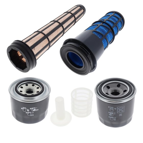 Filter Service Kit for Thwaites Mach 581 with Yanmar 3TNV88-XWA2 Engine