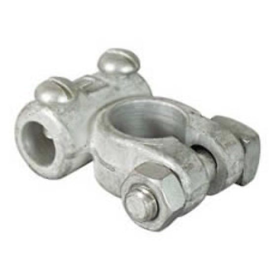 Positive Commercial Solderless Battery Terminals - drilled 11.1mm for 60mm cable Pack of 100 - 1-558-10