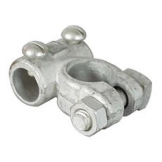 Negative Heavy Duty Solderless Battery Terminals - drilled 14.3mm for extra large cable (Pack of 10) - 2-559-01