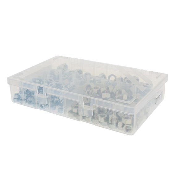 UNC Steel Nuts - Sizes: 1/4", 5/16", 3/8 - Pack of 300