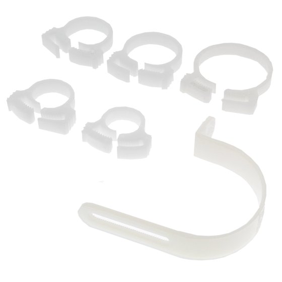 Nylon Snapper Clips, Sizes: 8.7-10 / 25.3-27.3mm - Pack of 30