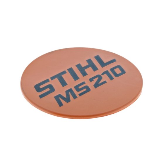 Model Plate for Stihl MS210, MS210C-B Chainsaws - OEM No. 1123 967 1510