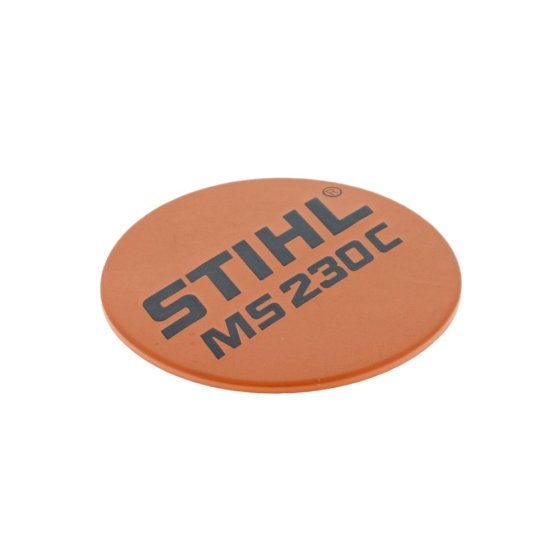 Model Plate for Stihl MS230C, MS230C-B, 023 Chainsaws - OEM No. 1123 967 1513