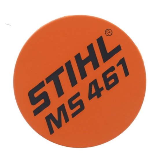 Model plate for Stihl MS461 Chainsaws - Genuine Part - 1128 967 1515