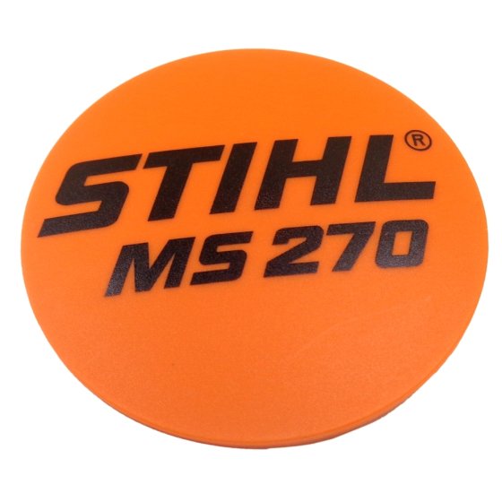 Model Plate for Stihl MS270 Chainsaws - Genuine Part - 1133 967 1500