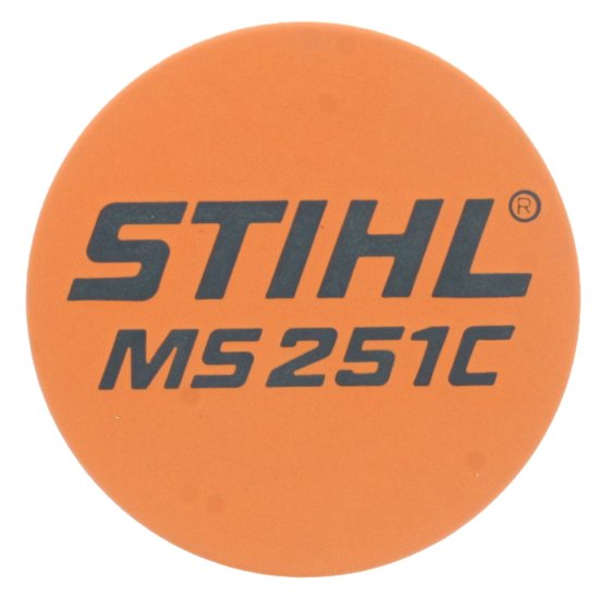 Model Plate for Stihl MS251C Chainsaw - 1143 967 1533