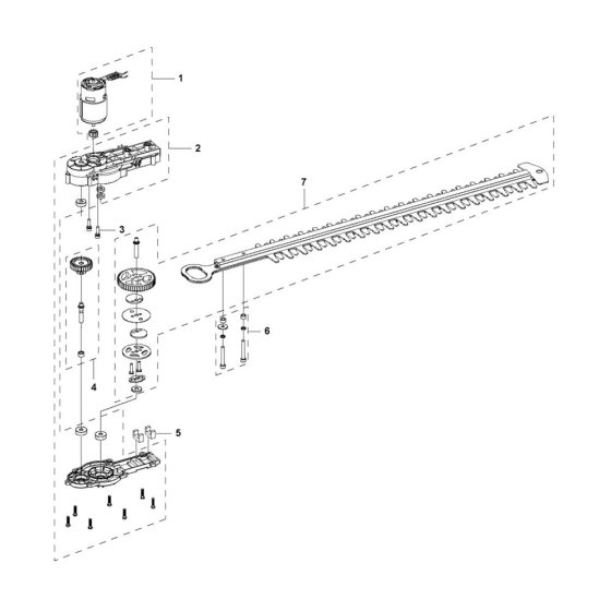 Gearbox Assembly for Husqvarna