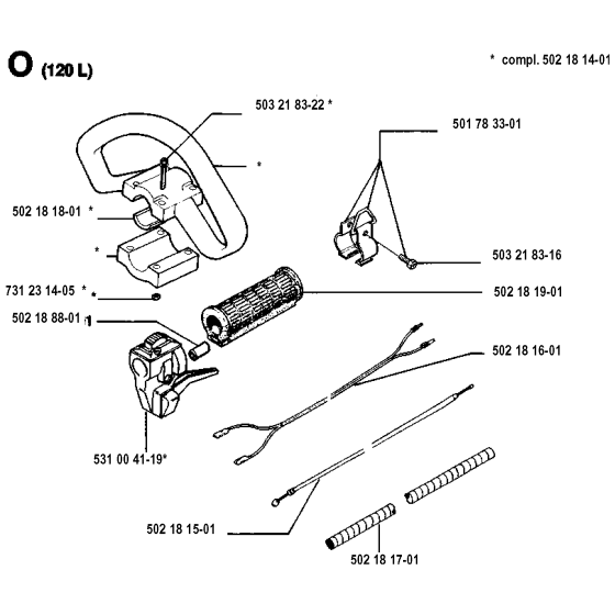 Handle & Controls for 120R